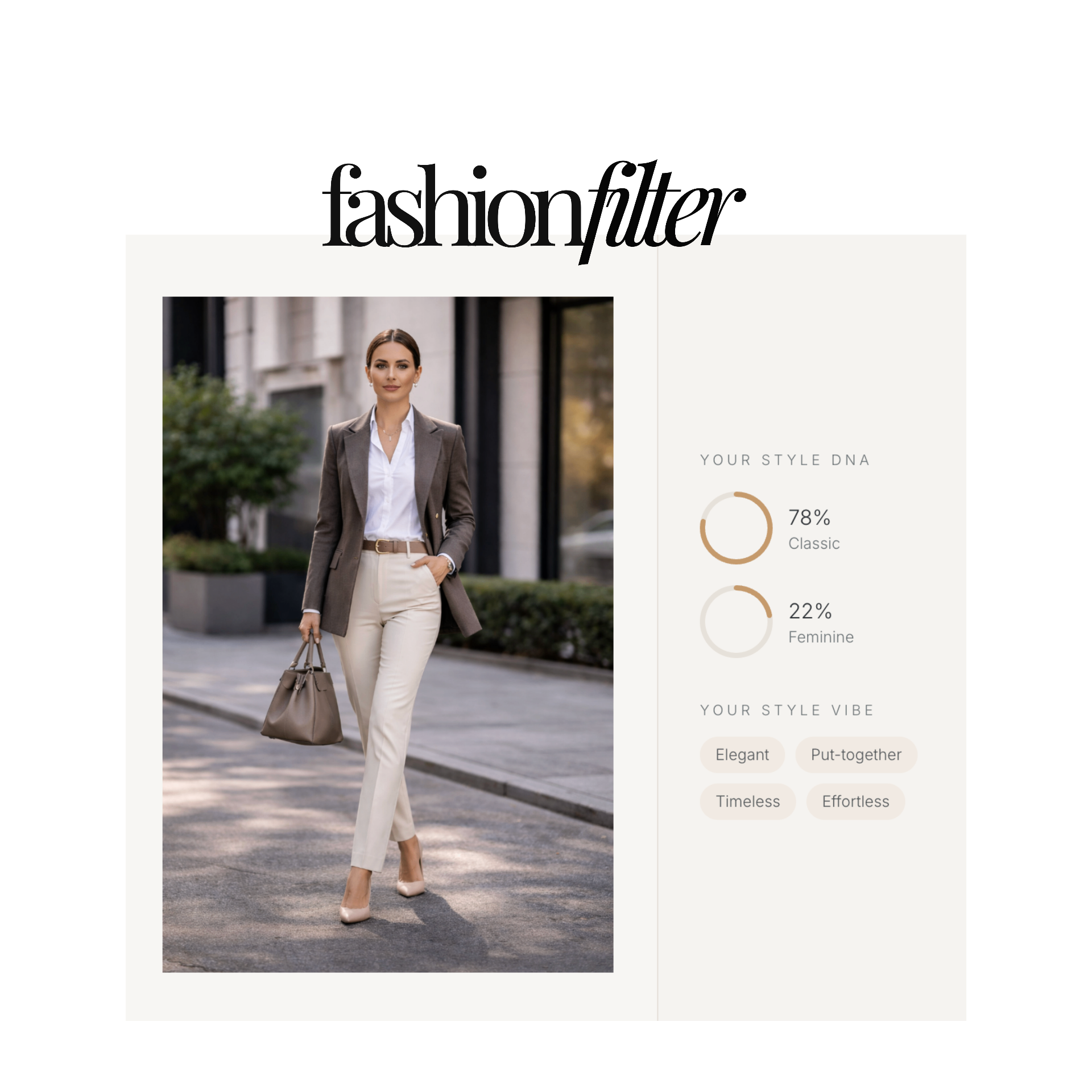 Fashion Filter style DNA preview