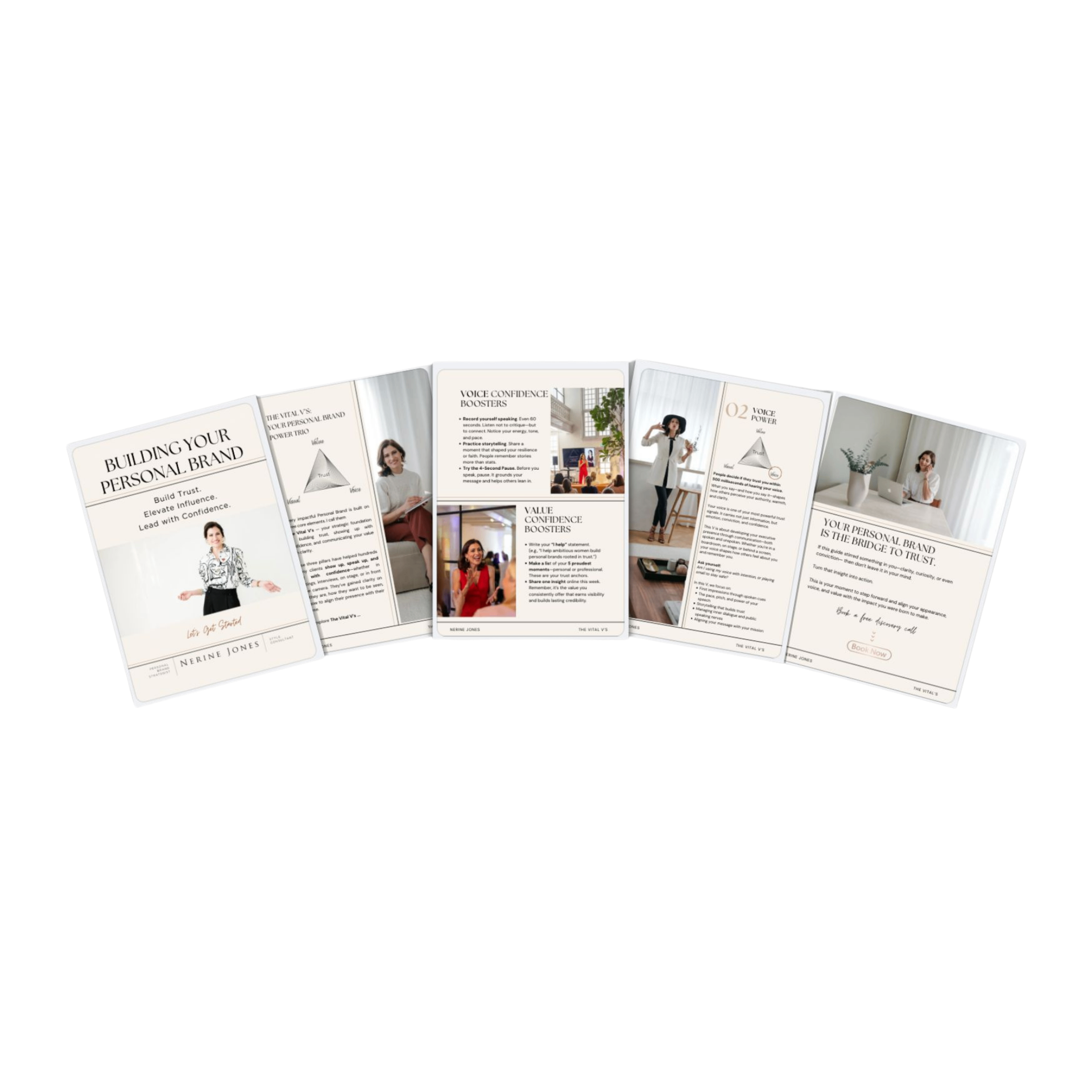 Vital V Personal Brand ebook spread